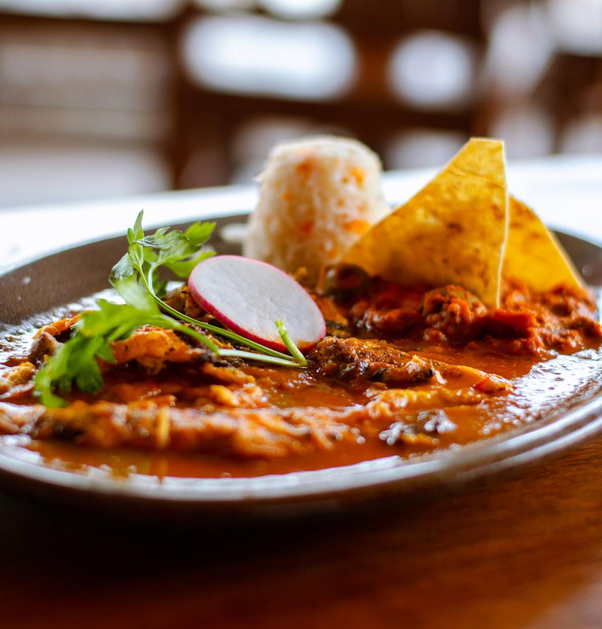 Mole Amarillo with Chicken