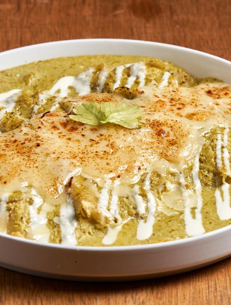 20-Min Mole Verde Pork Skillet