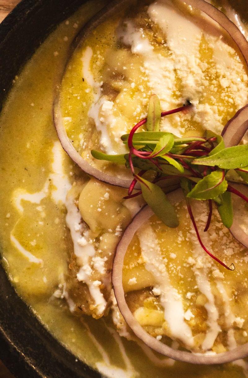 15-Min Mole Verde Pork with Warm Tortillas