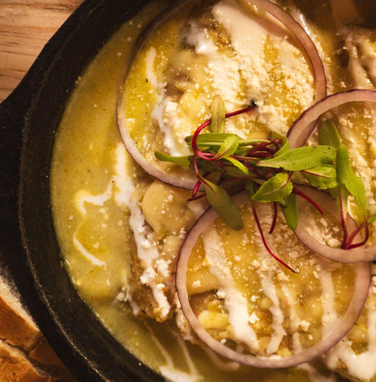 15-Min Mole Verde Pork with Warm Tortillas