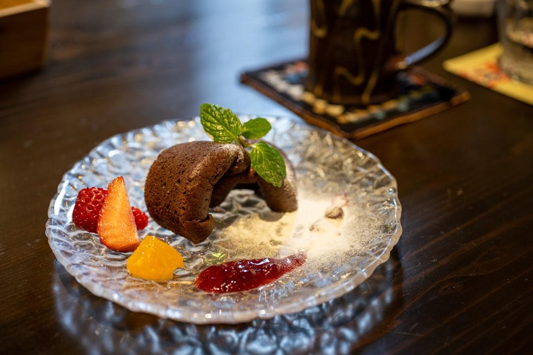 Molten Chocolate Mug Cake with Berries