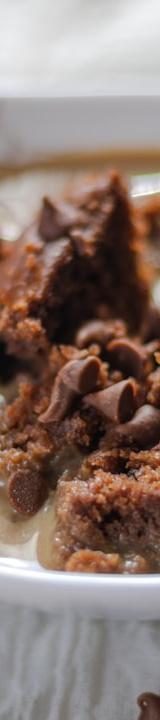 Molten Chocolate Mug Cake with Ganache