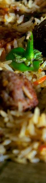 Moroccan Beef Kefta with Spiced Rice