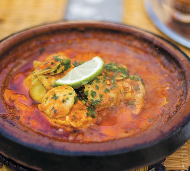 Moroccan Chicken Tagine with Preserved Lemons