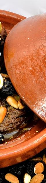 Moroccan Lamb Tagine with Apricots & Almonds