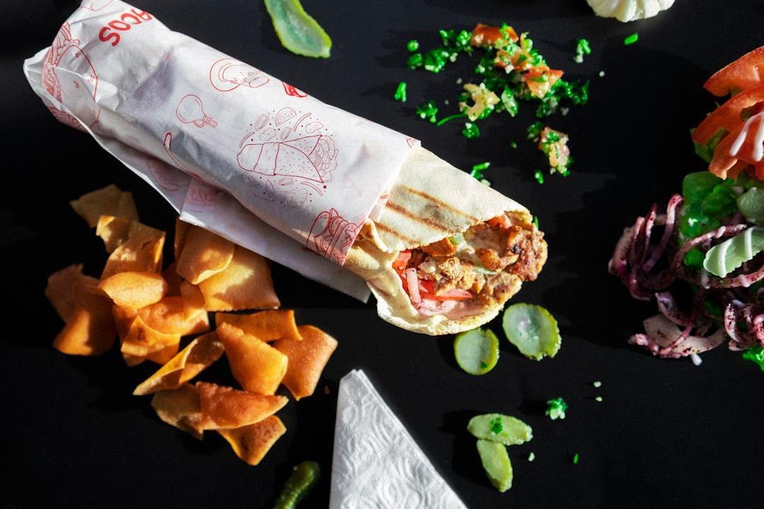 Moroccan Maakouda Sandwich