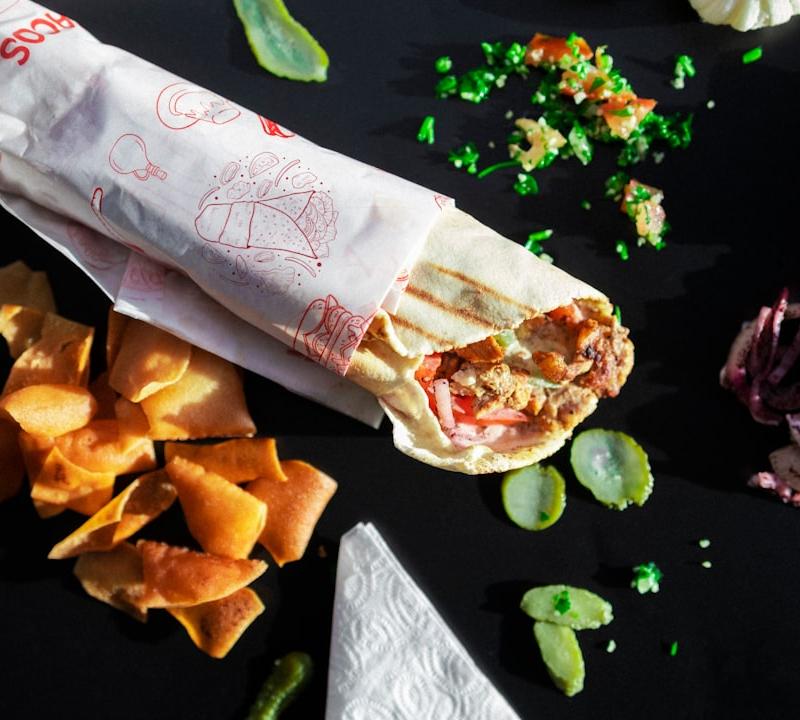 Moroccan Maakouda Sandwich