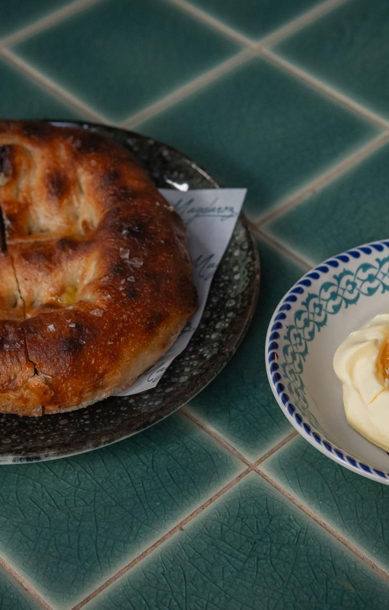 Msemen with Honey and Butter