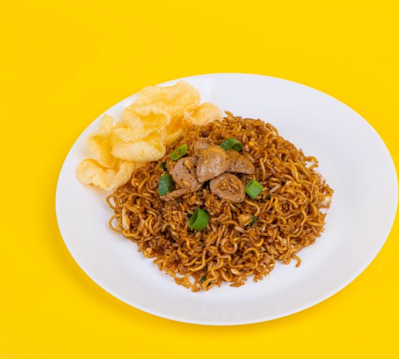 15-Min Nasi Goreng with Shrimp & Egg