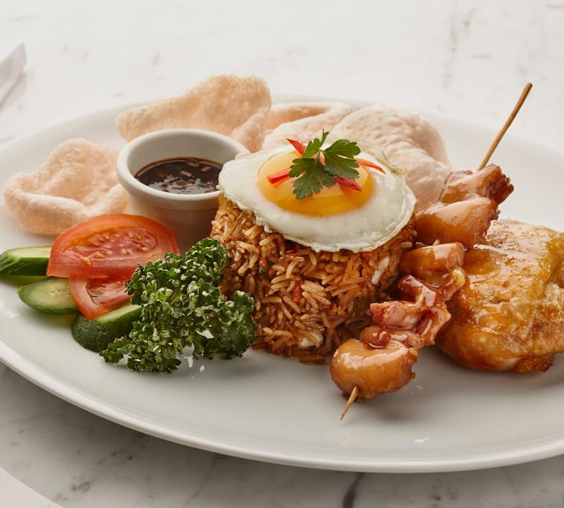 Nasi Kandar with Chicken & Shrimp