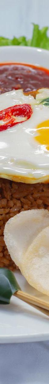Nasi Kucing with Shrimp and Egg