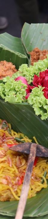 Nasi Kuning Feast with Chicken & Sides