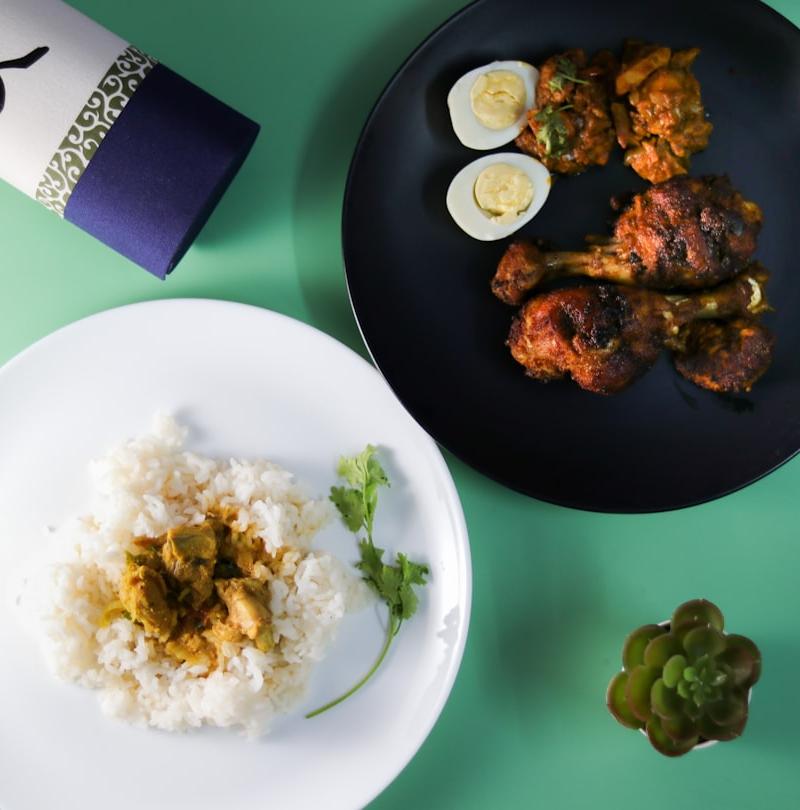 Nigerian Coconut Rice with Chicken