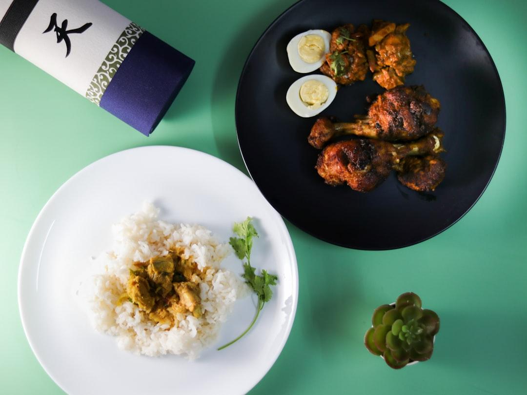 Nigerian Coconut Rice with Chicken
