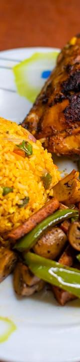 Nigerian Fried Rice with Chicken