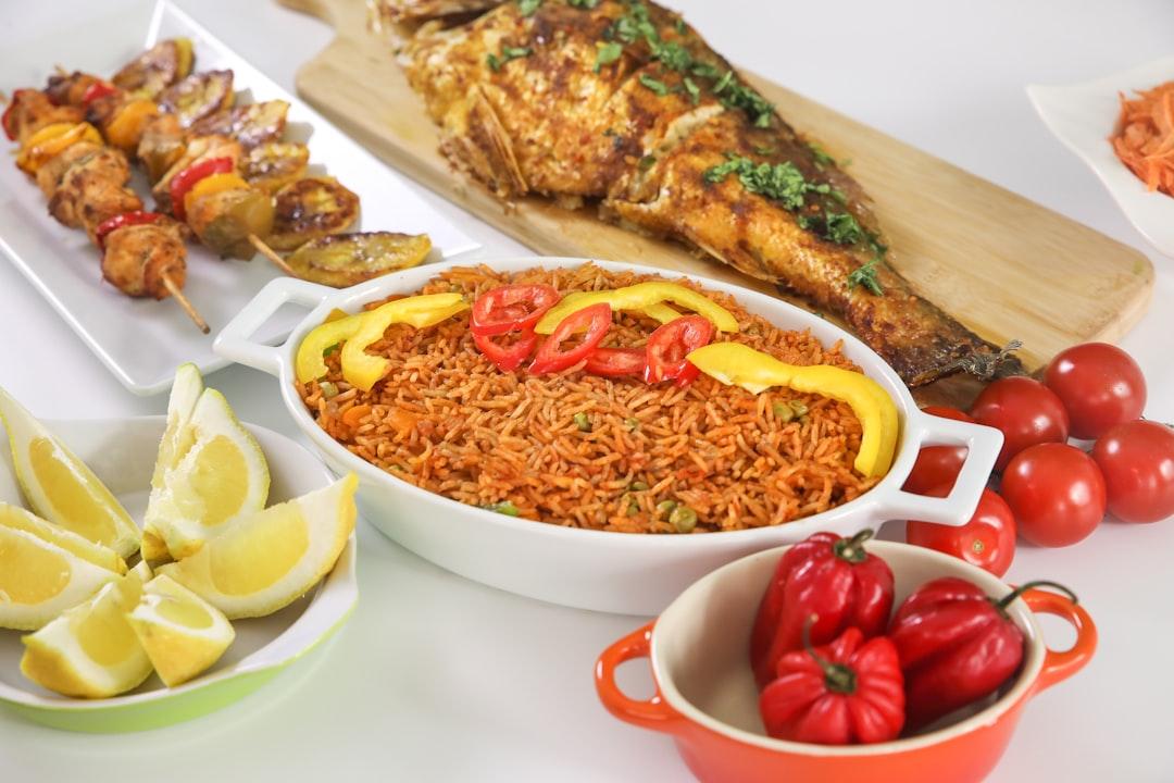 Nigerian Jollof Rice with Chicken