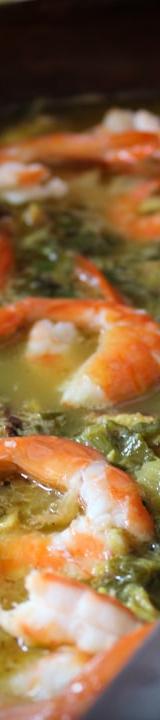 Nigerian Oha Soup with Seafood & Beef