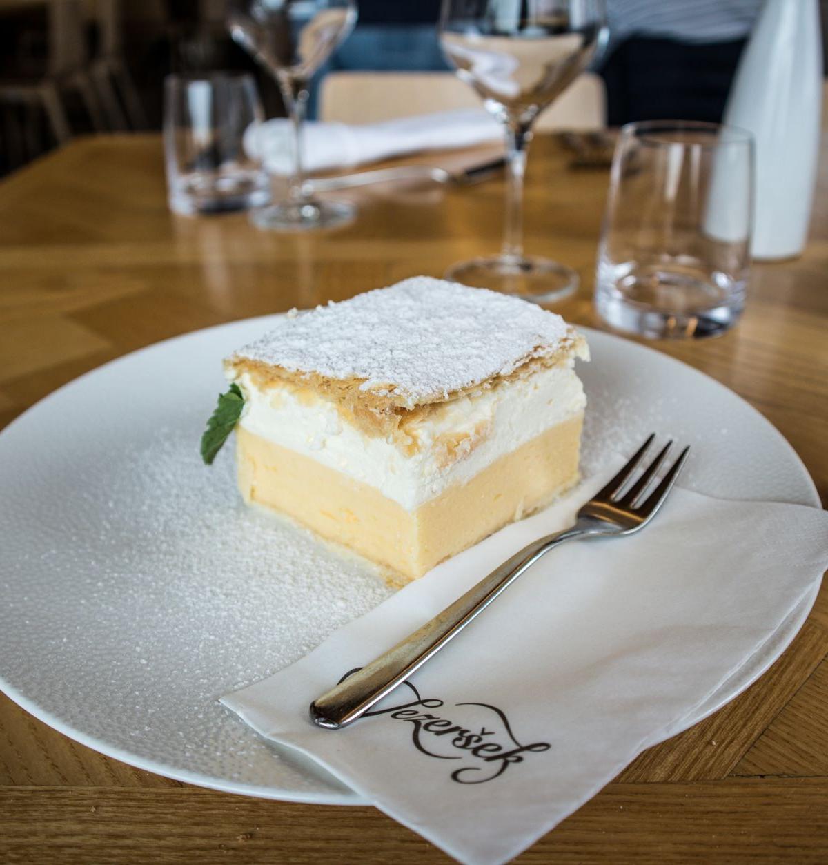 No-Bake Kremówka (Polish Cream Cake)