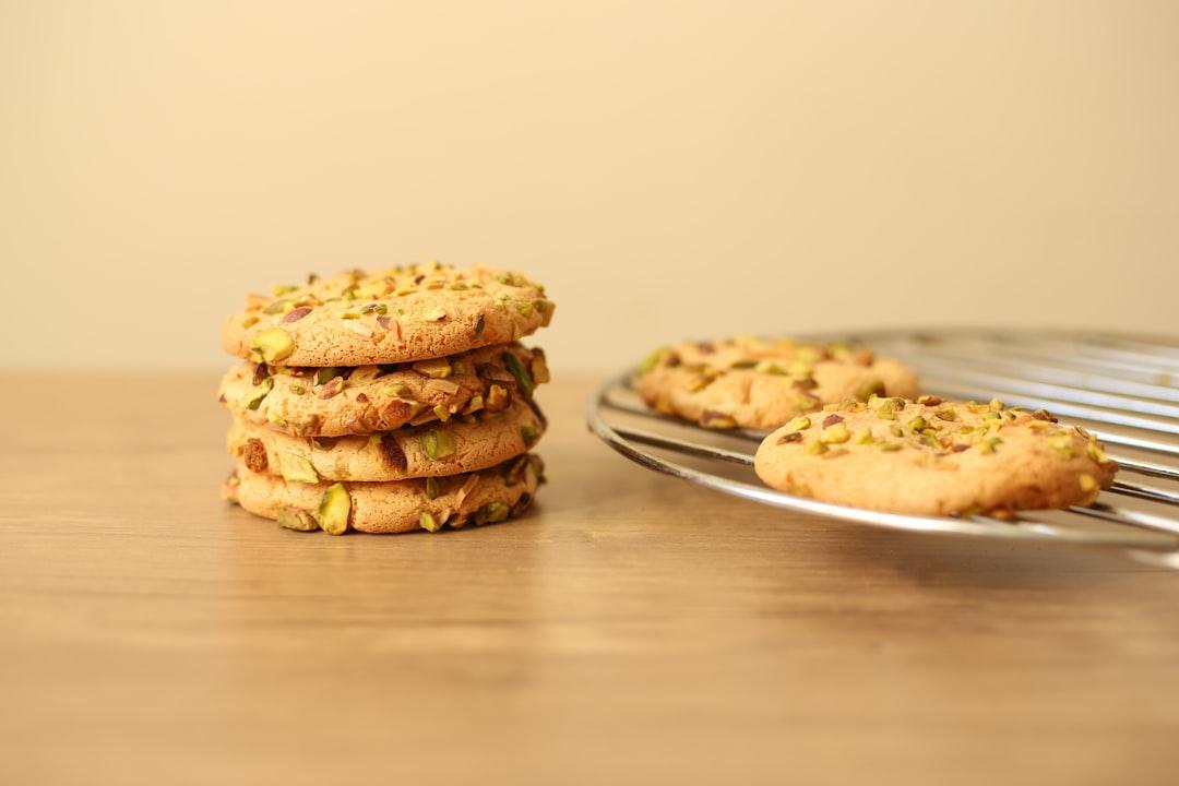 No-Bake Pistachio Rosewater Cookies
