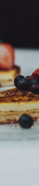 No-Bake Quark Cheesecake with Berries