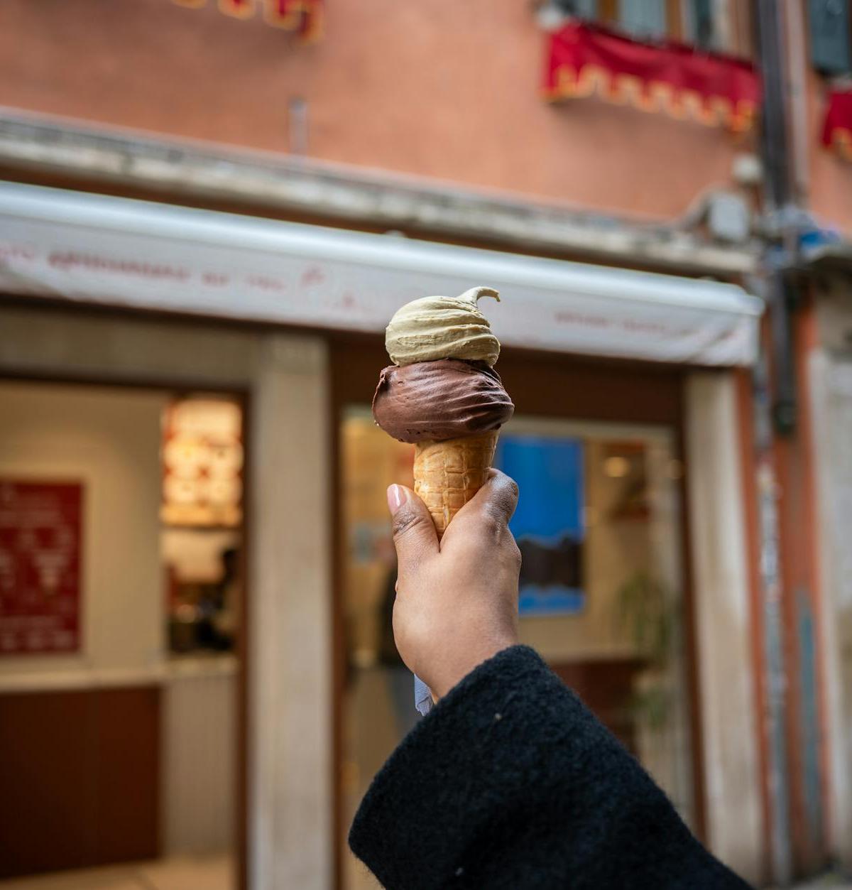 5-Minute No-Churn Gelato (Pistachio & Chocolate)