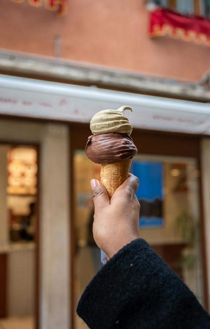 5-Minute No-Churn Gelato (Pistachio & Chocolate)