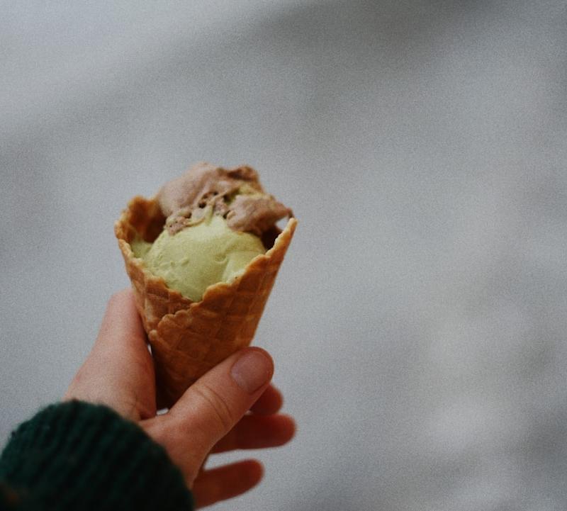 25-Minute No-Churn Pistachio Gelato