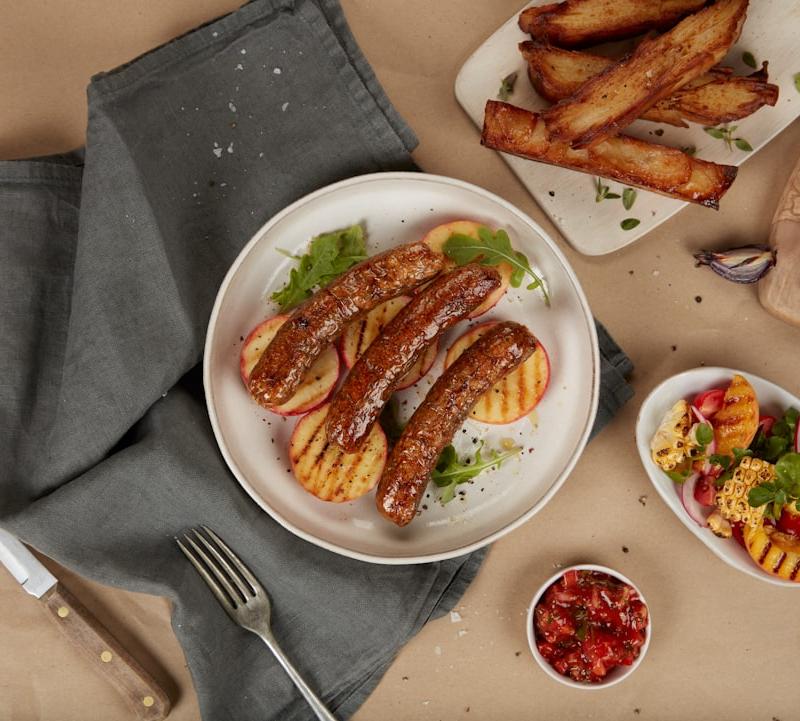 Nürnberger Bratwurst with Onion Compote