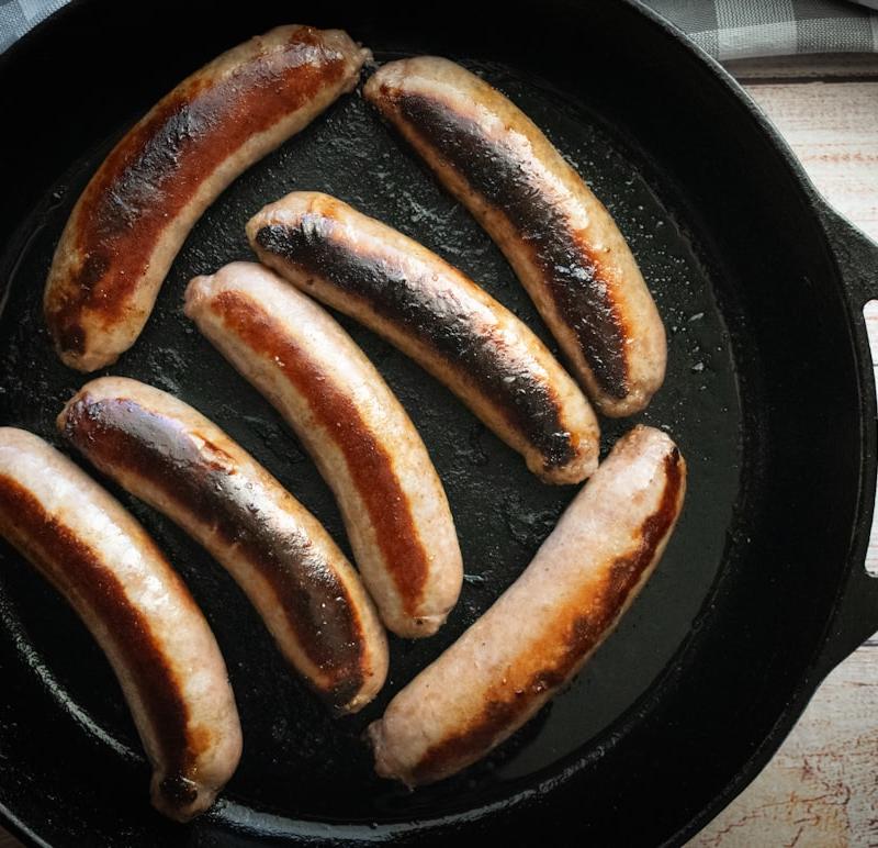 Pan-Fried Nürnberger Bratwurst