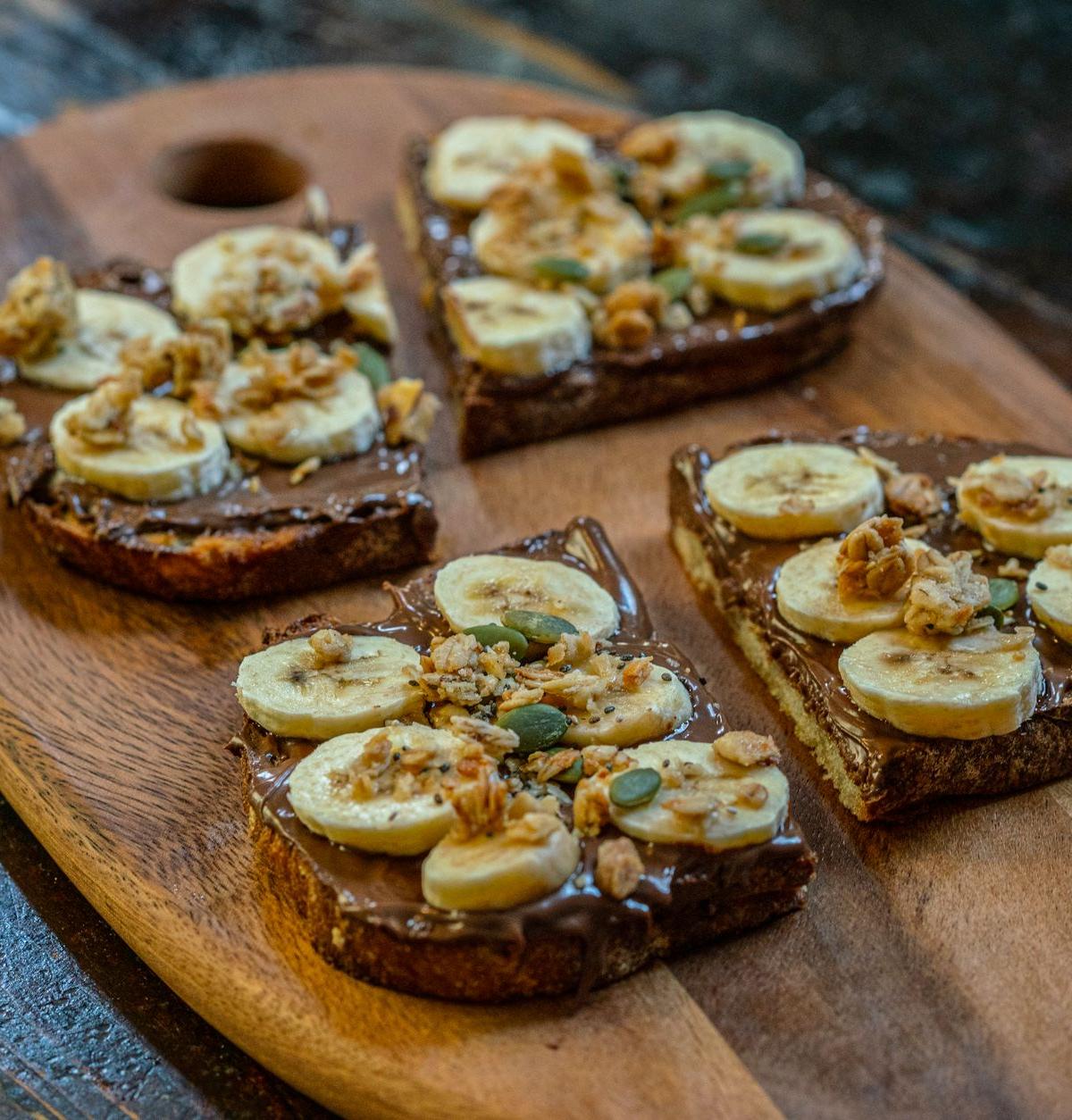 Nutella Banana Toast