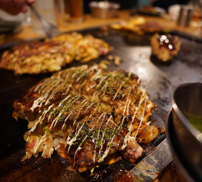 Okonomiyaki (Japanese Savory Pancake)