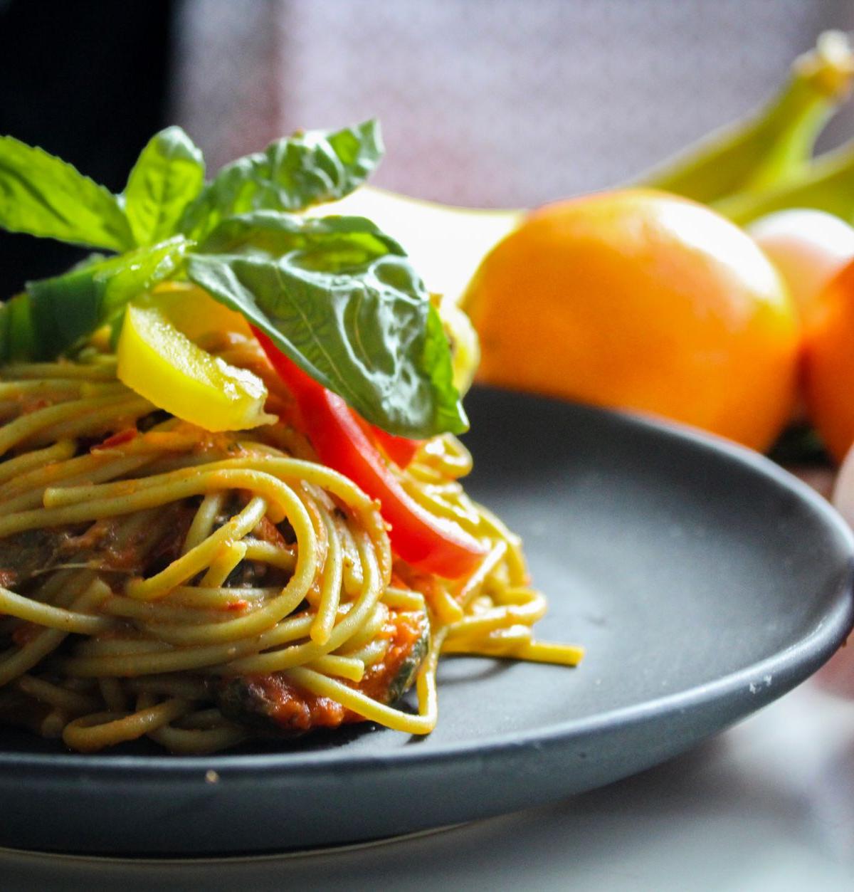 One-Pan Jollof Spaghetti & Chicken