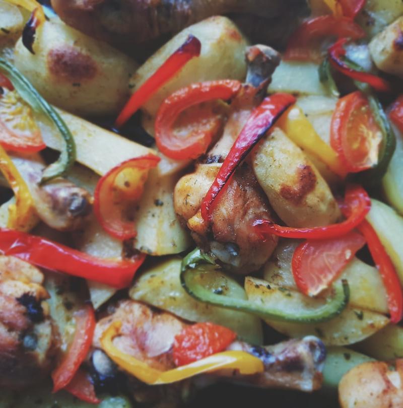 One-Pan Sausage and Roasted Veggies
