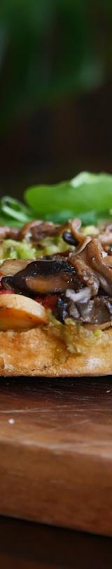 Open-Face Mushroom Toast