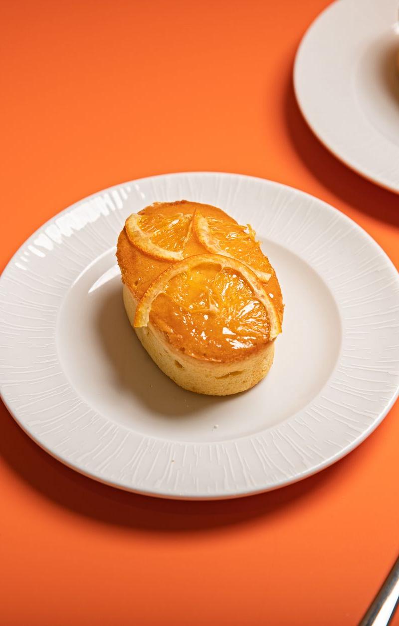 Orange Semolina Cake with Crispy Edges