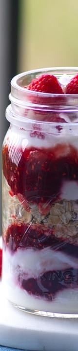 Overnight Oats with Chia & Fresh Berries