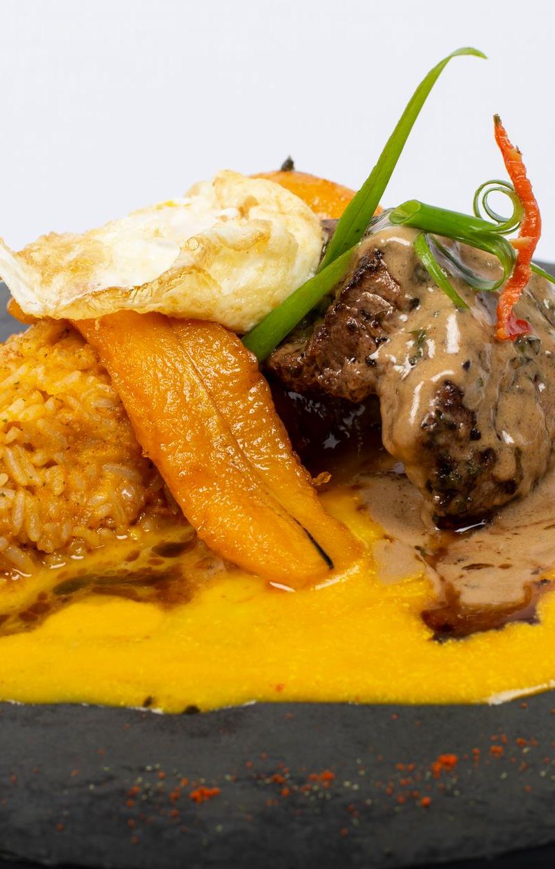 30-Min Oxtail & Rice with Fried Egg & Plantain