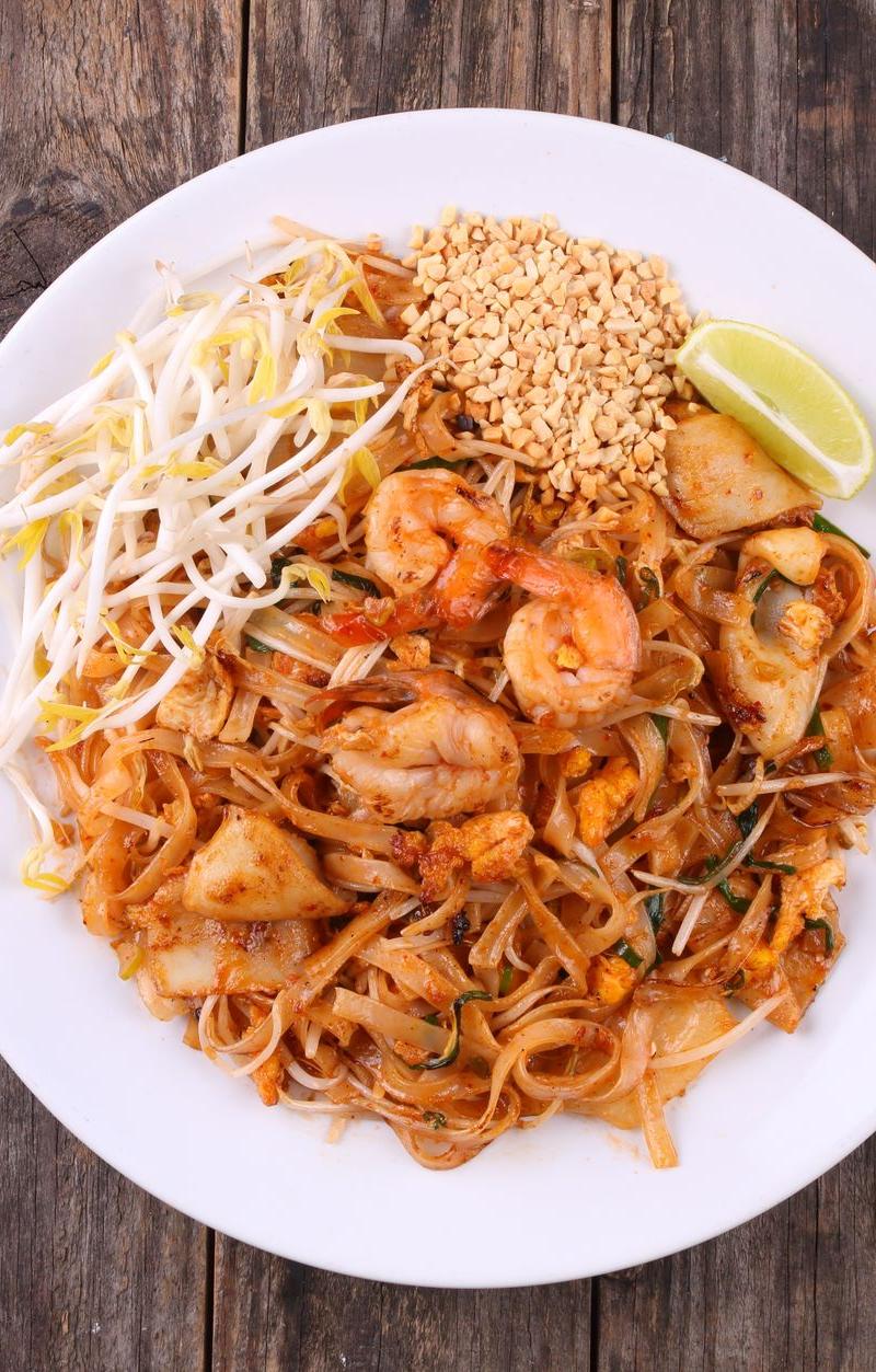 20-Min Pad Thai with Crispy Tofu
