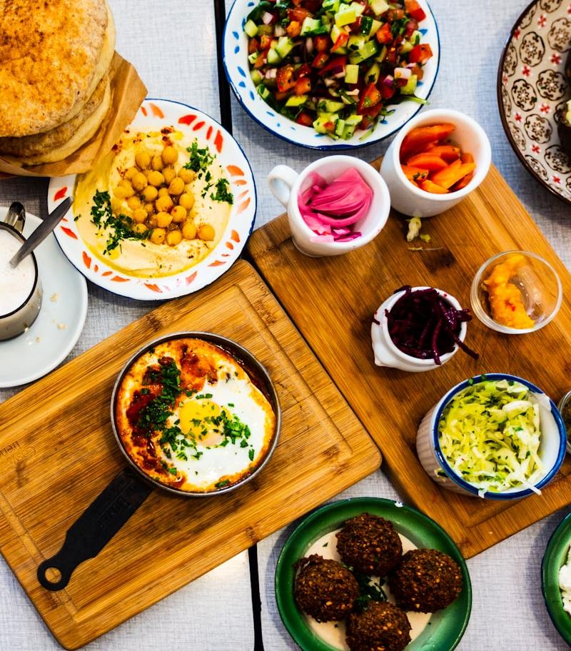 Palestinian Breakfast Platter
