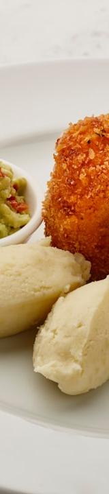 Pan-Fried Chicken Cordon Bleu with Mashed Potatoes