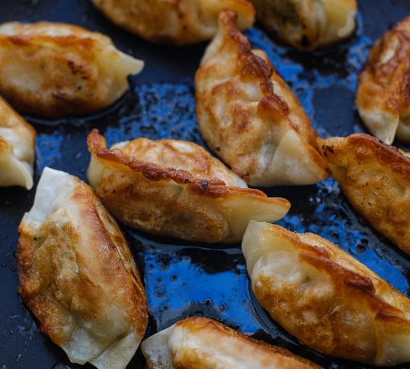 Pan-Fried Chicken Dumplings
