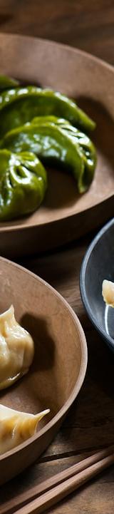 Pan-Fried Mandu with Quick Broth