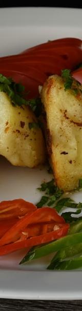 Pan-Fried Pork Pyzy with Caramelized Onions