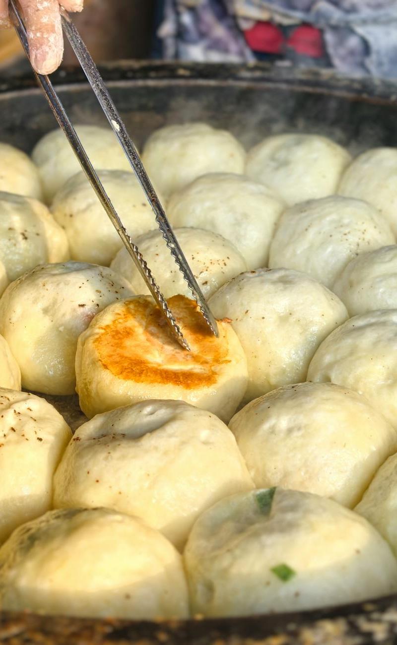 15-Min Pan-Fried Pork Soup Buns