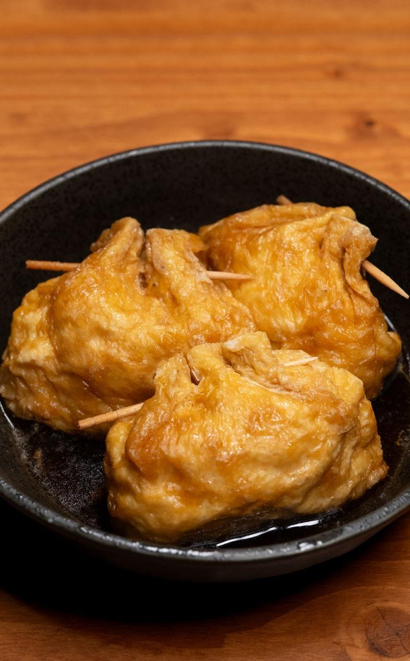 Pan-Fried Tofu Skin Rolls with Ginger Dip