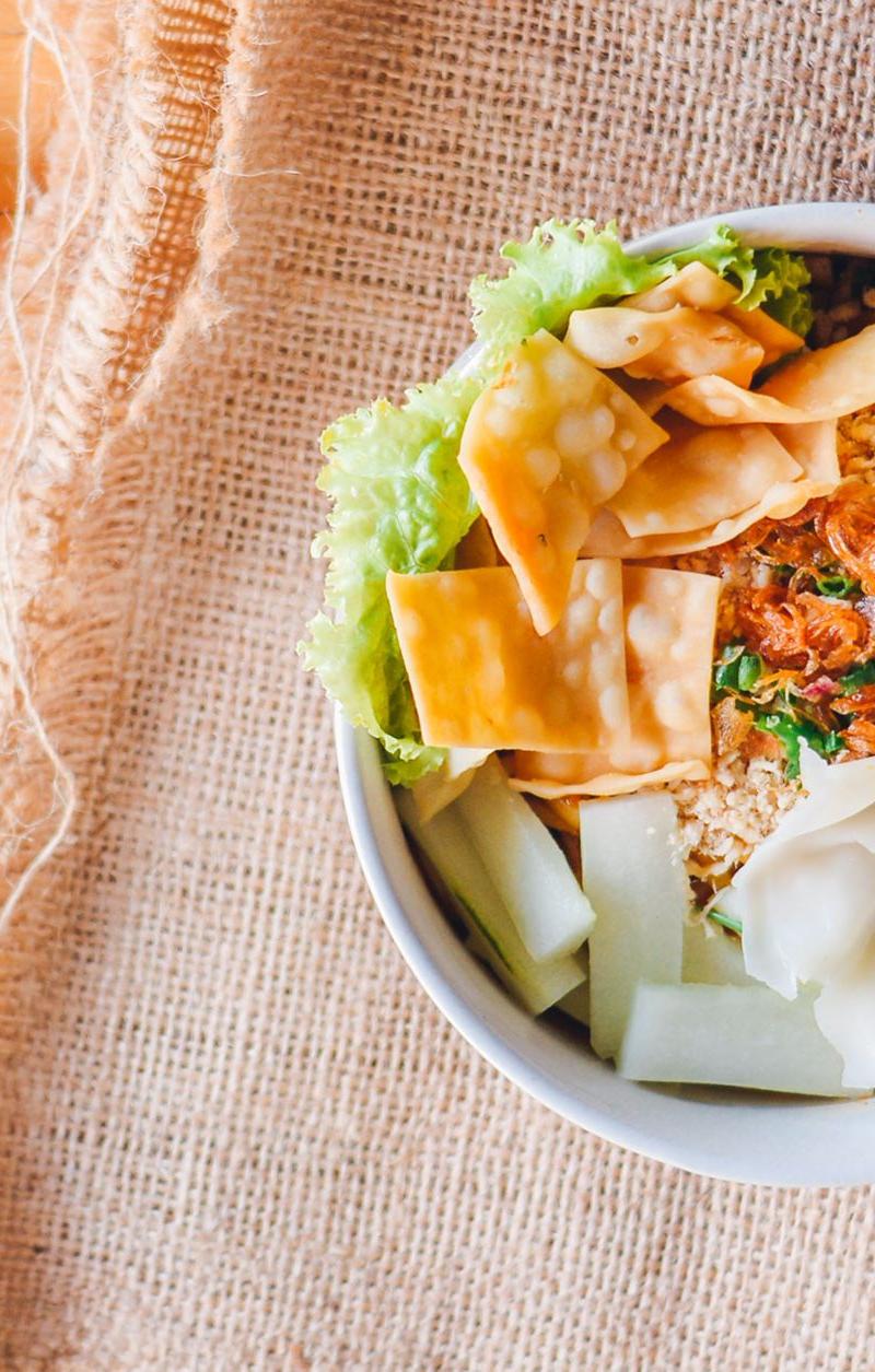 Pan Mee with Crispy Shallots