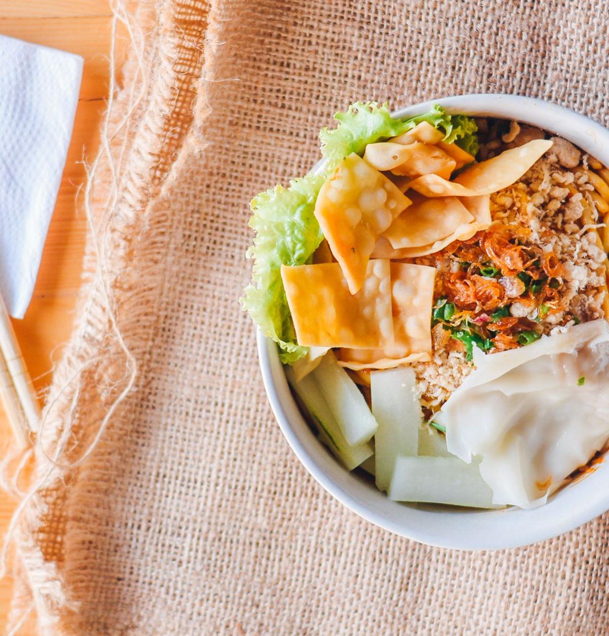 Pan Mee with Crispy Shallots