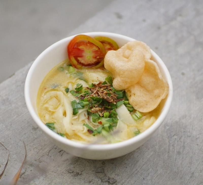 Pan Mee with Pork and Shrimp