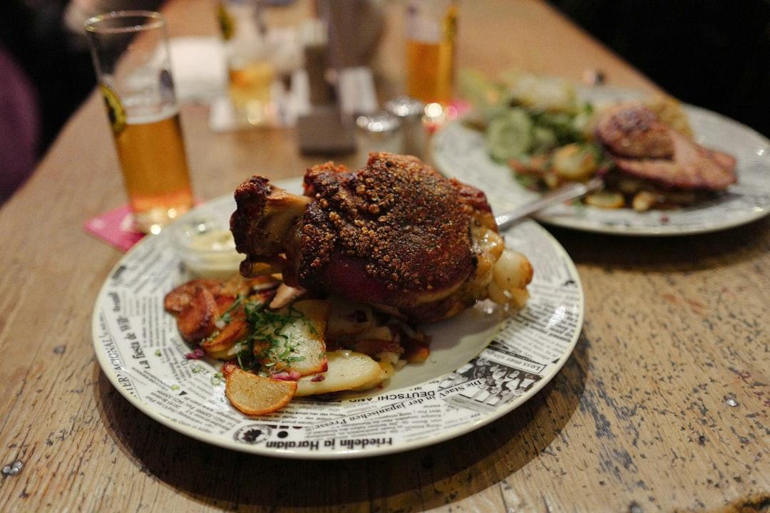 25-Min Pan Pork Knuckle with Roasted Potatoes
