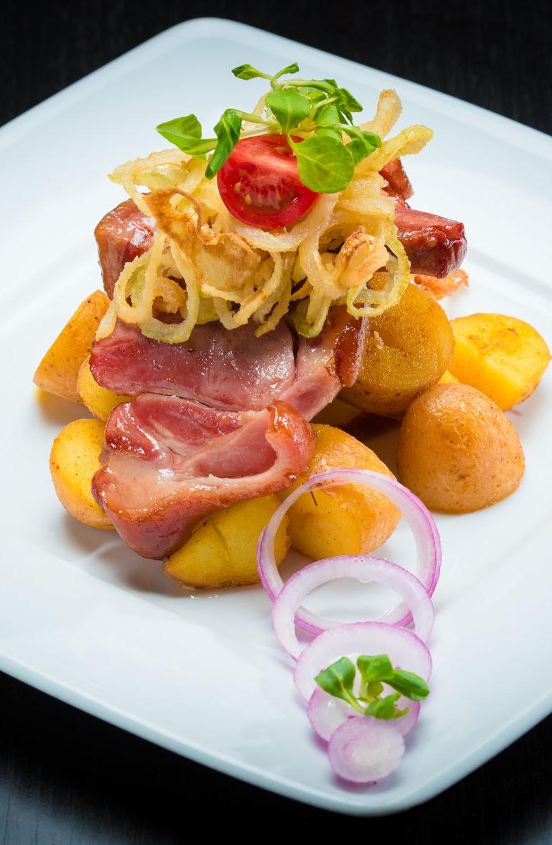 Pan-Seared Beef Liver with Crispy Onions